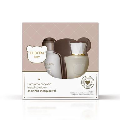 Kit Eudora Baby Meu 1 Presente Sabonete Líquido 200ml + Água de Colônia 100ml