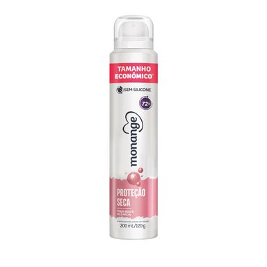 Desodorante Aerossol Monange Feminino Proteção Seca 200ml