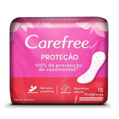 Protetor Diário Original Carefree Com Perfume 15 Unidades