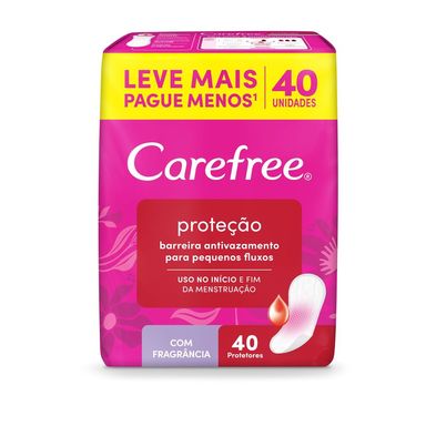 Protetor Diário Carefree Original Econômica Com 40Unidade