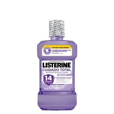 Antisséptico Bucal Listerine Cuidado Total Zero 500ml