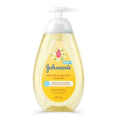 Sabonete Líquido Johnson Baby Camomila Glicerina 400ml