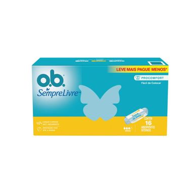 Absorvente Interno OB Pro Comfort Médio - 16 Unidades