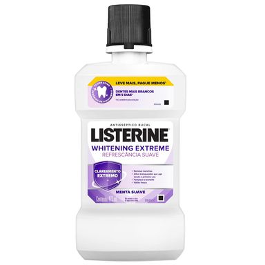 Antisséptico Bucal Listerine Whitening Extreme Menta 473ml
