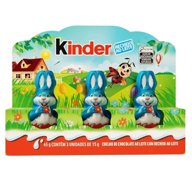 Coelho de Chocolate ao Leite Kinder 45g