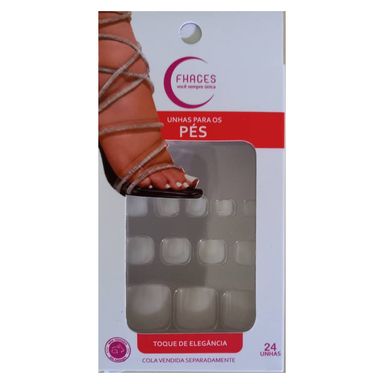 Unhas Postiças para os Pés Fhaces Natural