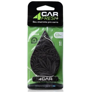 Aromatizador Auto 4Car Fresh Vanilla Folhinha