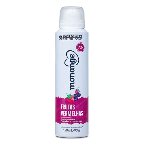 Desodorante Aerosol Monange Frutas Vermelhas 150ml
