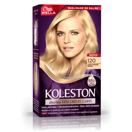 Kit Tintura Koleston Louro Especial Claríssimo Natural 120