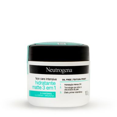 Creme Hidratante Facial Neutrogena Intesive Matte 3 Em 1 100g