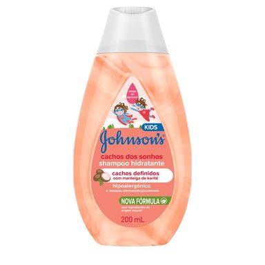 Shampoo Para Cabelos Cacheados Johnson's Baby 200ml