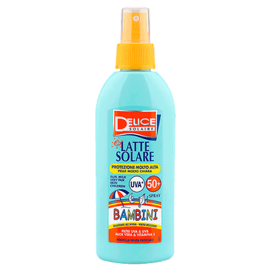 Delice Solaire Latte Solare Bambini Fps 50+ UVA - Protetor Solar Spray 150ml