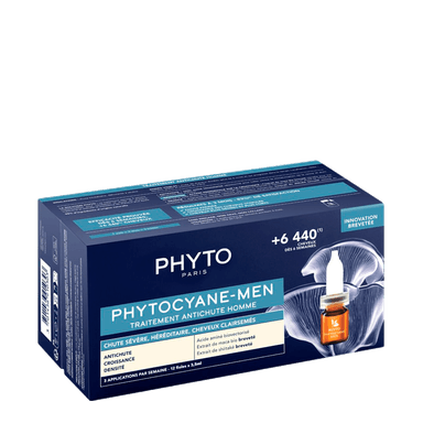 Phyto Paris Phytocyane Men - Tratamento para Queda Capilar Progressiva 3.5ml - 12 Unidades