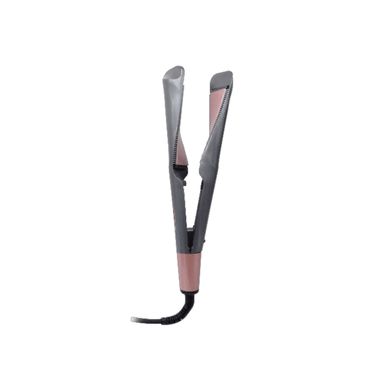 Prosper Chapa Curl Straight Confince 2 Em 1 Cinza/Rosa Model P-1111