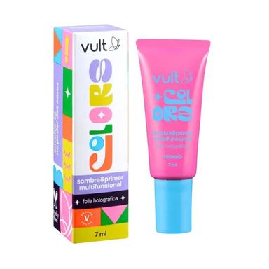 Sombra E Primer Multifuncional Vult Colors Folia Holográfica 7ml