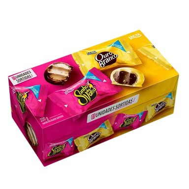 Caixa de Bombom Sonho de Valsa e Ouro Branco Sortidos 220g