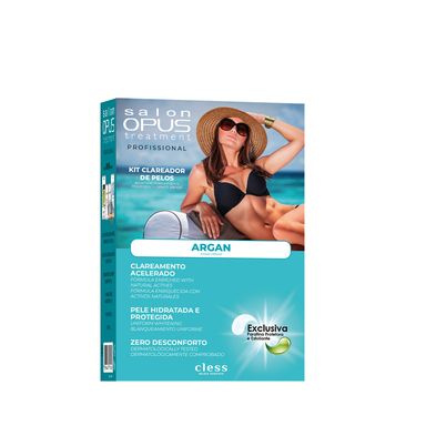 Kit Clareador De Pelos Salon Opus Argan