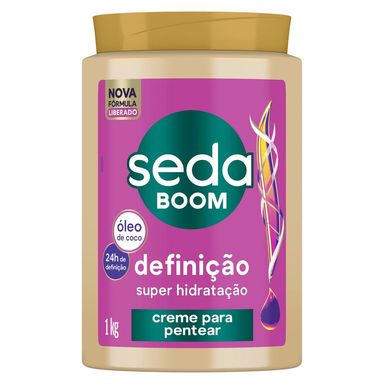 Creme Para Pentear Seda Boom Definição Super Hidratação 1Kg