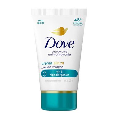 Desodorante Dove Creme Sérum Previne Irritação 50g