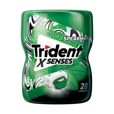 Chiclete Trident Spearmint X Senses 54g