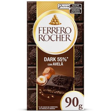Chocolate em Barra Ferrero Rocher Dark 90G