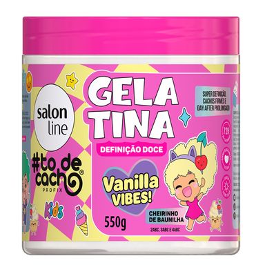 Gelatina Capilar Salon Line #todecacho Kids Vanilla Vibes! 550g