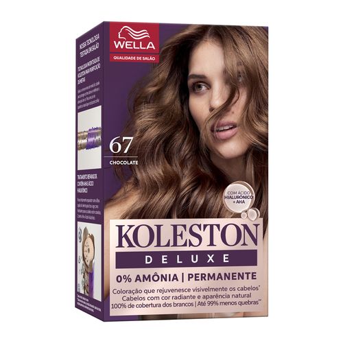 Tintura Koleston Deluxe 0% Amônia Chocolate 67