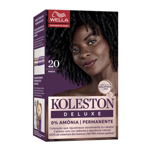 Tintura Koleston Deluxe 0% Amônia Preto 20