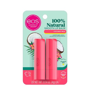 Kit Eos Coconut Milk Lip Balm Stick - Bálsamo Labial 8g