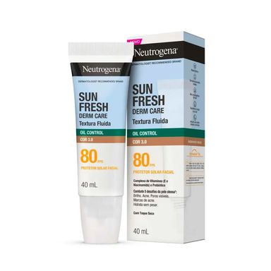 Protetor Solar Facial Neutrogena Sunfresh Oil Control Fps80 Cor 3.0 40ml