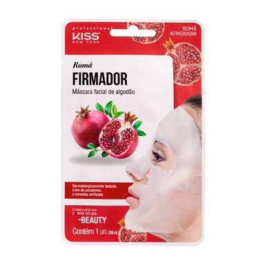 Máscara Facial De Algodão Kiss New York Romã