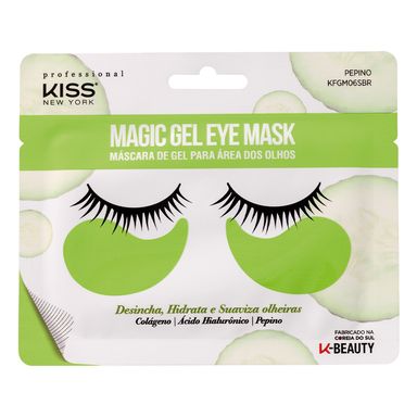 Máscara De Gel Para Os Olhos Kiss New York Pepino