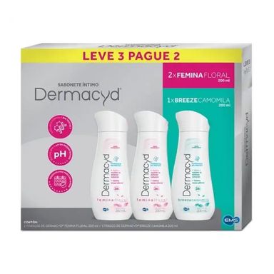 Kit Sabonete Íntimo Dermacyd Leve 3 Pague 2