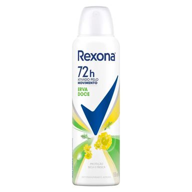 Desodorante Aerosol Rexona Erva Doce Feminino 150ml