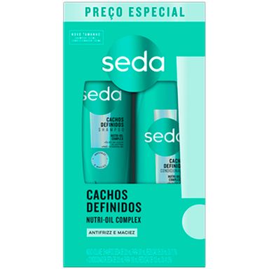 Kit Seda Cachos Definidos Shampoo 300ml + Condicionador 190ml
