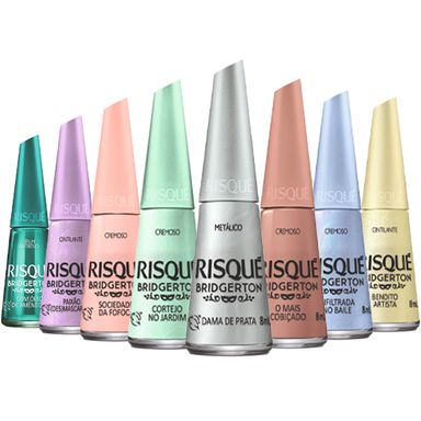Kit Esmalte Risqué Bridgerton - 8 Cores