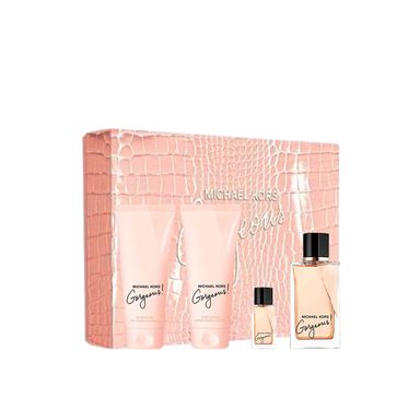 Kit Michael Kors Gorgeous! Feminino - Eau de Parfum 100ml + Body Lotion 100ml + Shower Gel + Miniatura 5ml