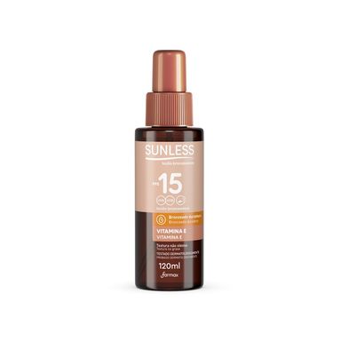 Loção Bronzeadora Creme Fps15 Sunless 120ml