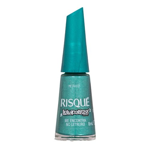 Esmalte Metálico Risqué Lollapalooza Me Encontra No Letreiro