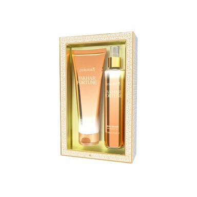 Kit Pokoloka Fakhar Fortune Feminino - Body Splash 250ml + Hidratante Corporal 240ml