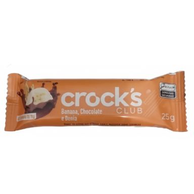 Barra De Cereal Crock's Club Banana, Chocolate e Aveia 25g