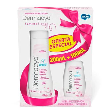 Sabonete Líquido Íntimo Dermacyd Femina 200ml + 1,99 Leve Femina 100ml