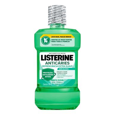 Antisséptico Bucal Listerine Anticáries Zero Álcool 500ml