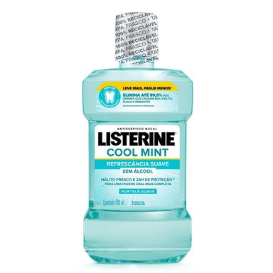 Enxaguante Bucal Listerine Cool Mint Sem Álcool 500ml