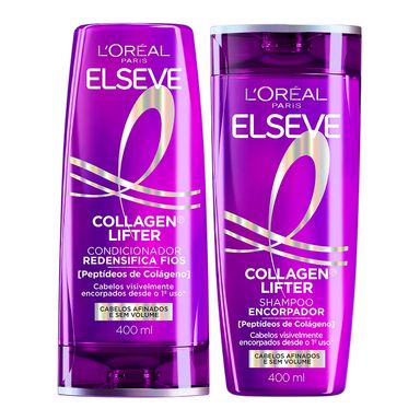 Kit Elseve Shampoo + Condicionador Colágeno Lifter 400ml