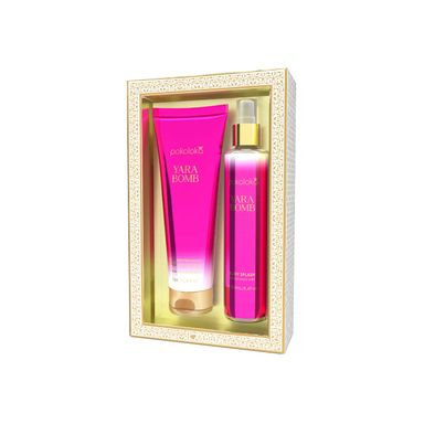 Kit Pokoloka Luxury Yara Bomb - Loção Corporal + Body Splash