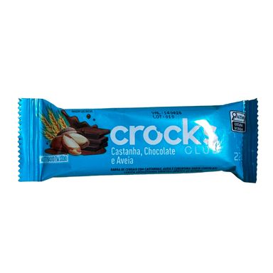 Barra De Cereal Crock's Club Chocolate, Castanhas E Aveia 25g