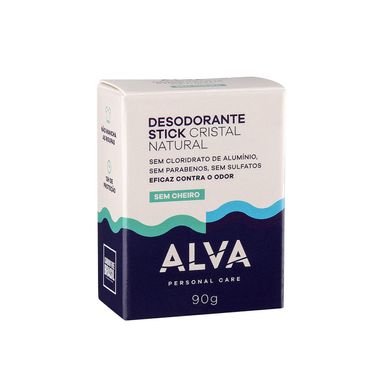 Alva Cristal Stick Stone Refil Vegano - Desodorante 90g