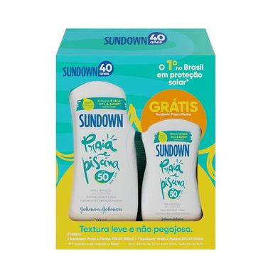 Kit Protetor Solar Sundown FPS50 200ml + FPS50 120ml