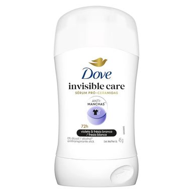 Desodorante Antitranspirante Stick Dove Invisible Care 45g